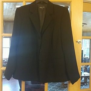 Black suit jacket